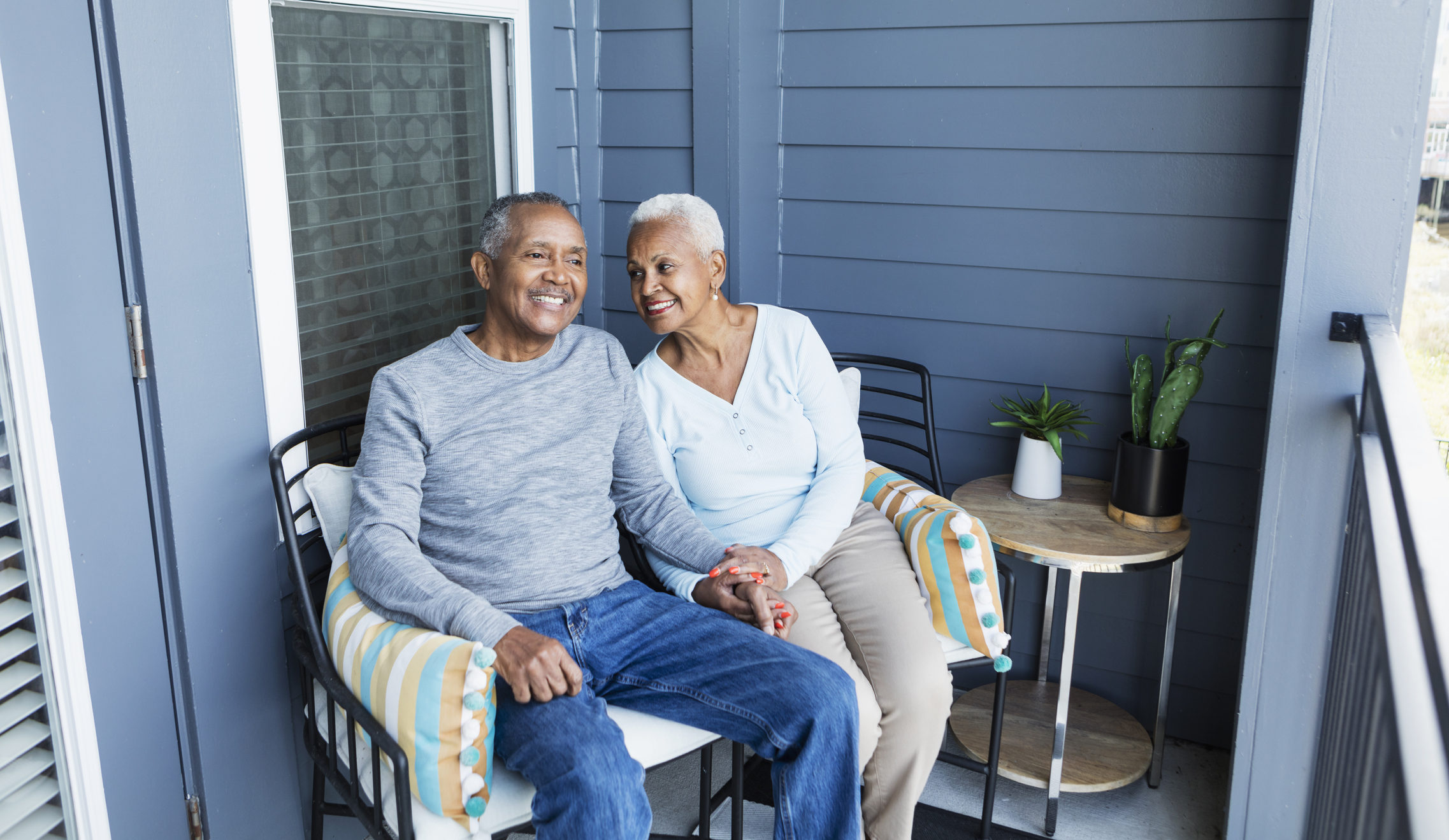 Senior couple planning to stay in their home as they age